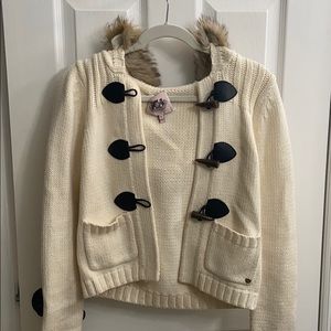 Cream juicy couture coat